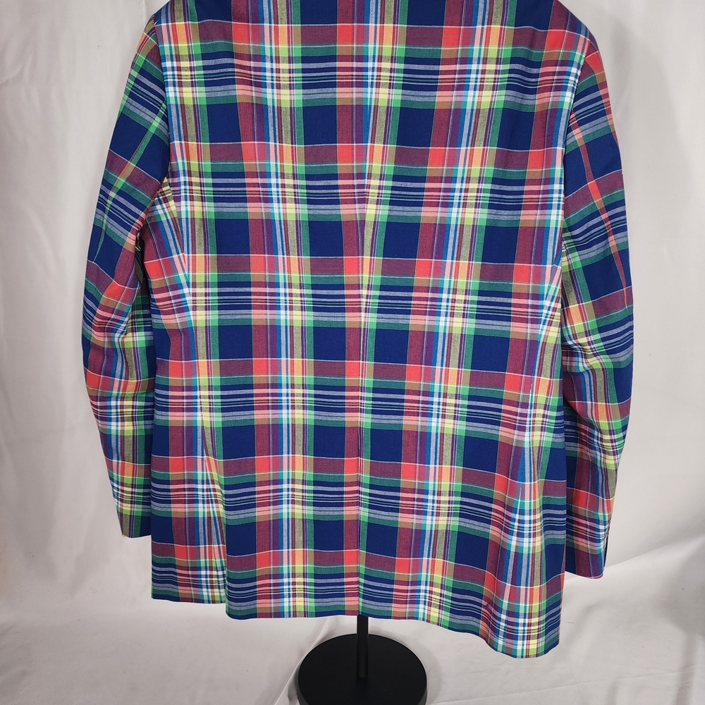 Saddlebred Vibrant Plaid Blazer - Picture 2 of 7